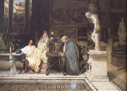 Alma-Tadema, Sir Lawrence A Roman Art Lover (mk23) china oil painting artist